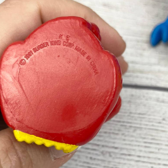Vintage 1991 Burger King Wendys Kids Club Toy Set of Three - Picture 7 of 9